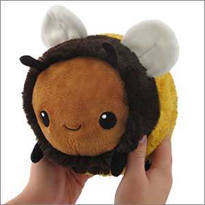Mini Squishable Fuzzy Bumblebee. 7"