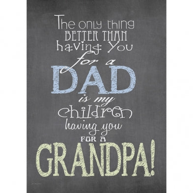 Nothing Better Grandpa, Father's Day Card
