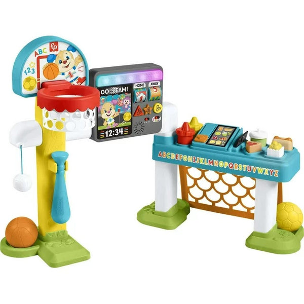 Fisher-Price Laugh & Learn 4-in-1 Game Experience Sports Activity Center & Toddl
