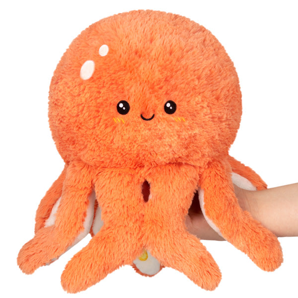 Mini Squishable Cute Octopus - Coral