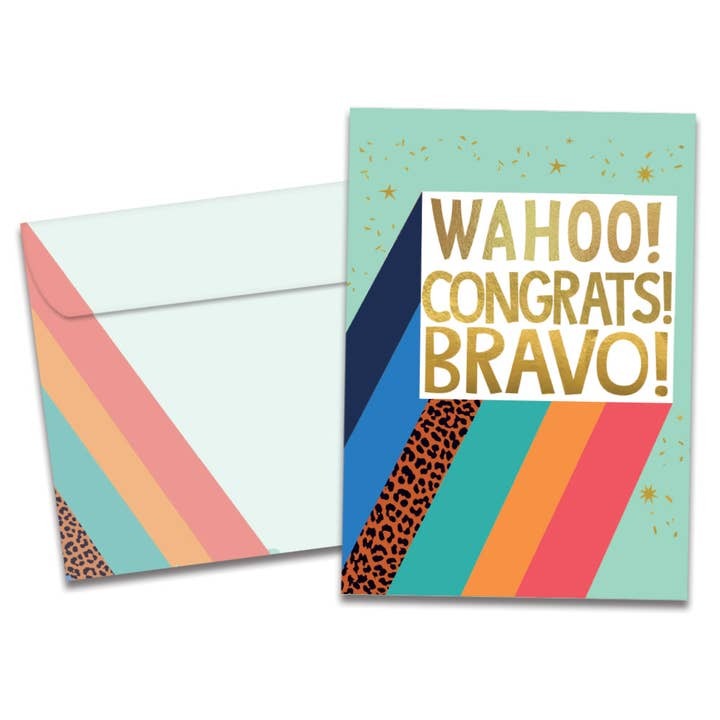 Bravo Congrats, Congratulations Card