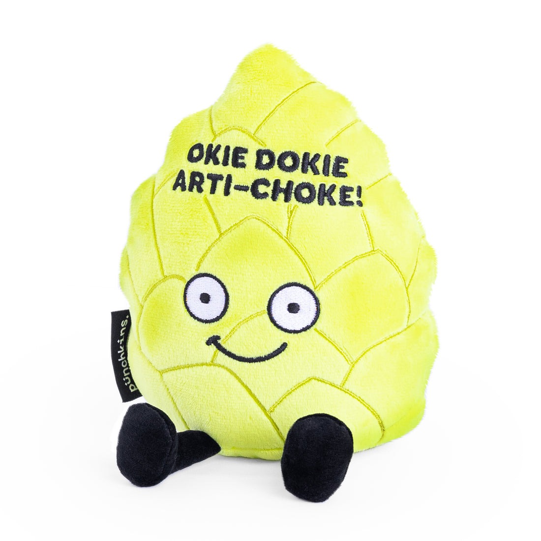 "Okie dokie Arti-choke" Plush Artichoke