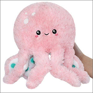 Mini Squishable Cute Octopus - Pink