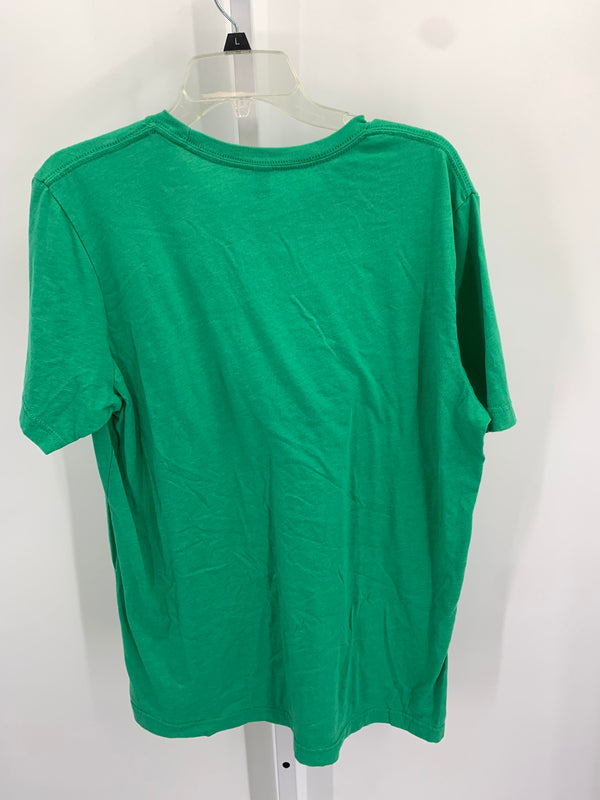 Canvas Green Size Extra Large Misses Short Sleeve Shirt