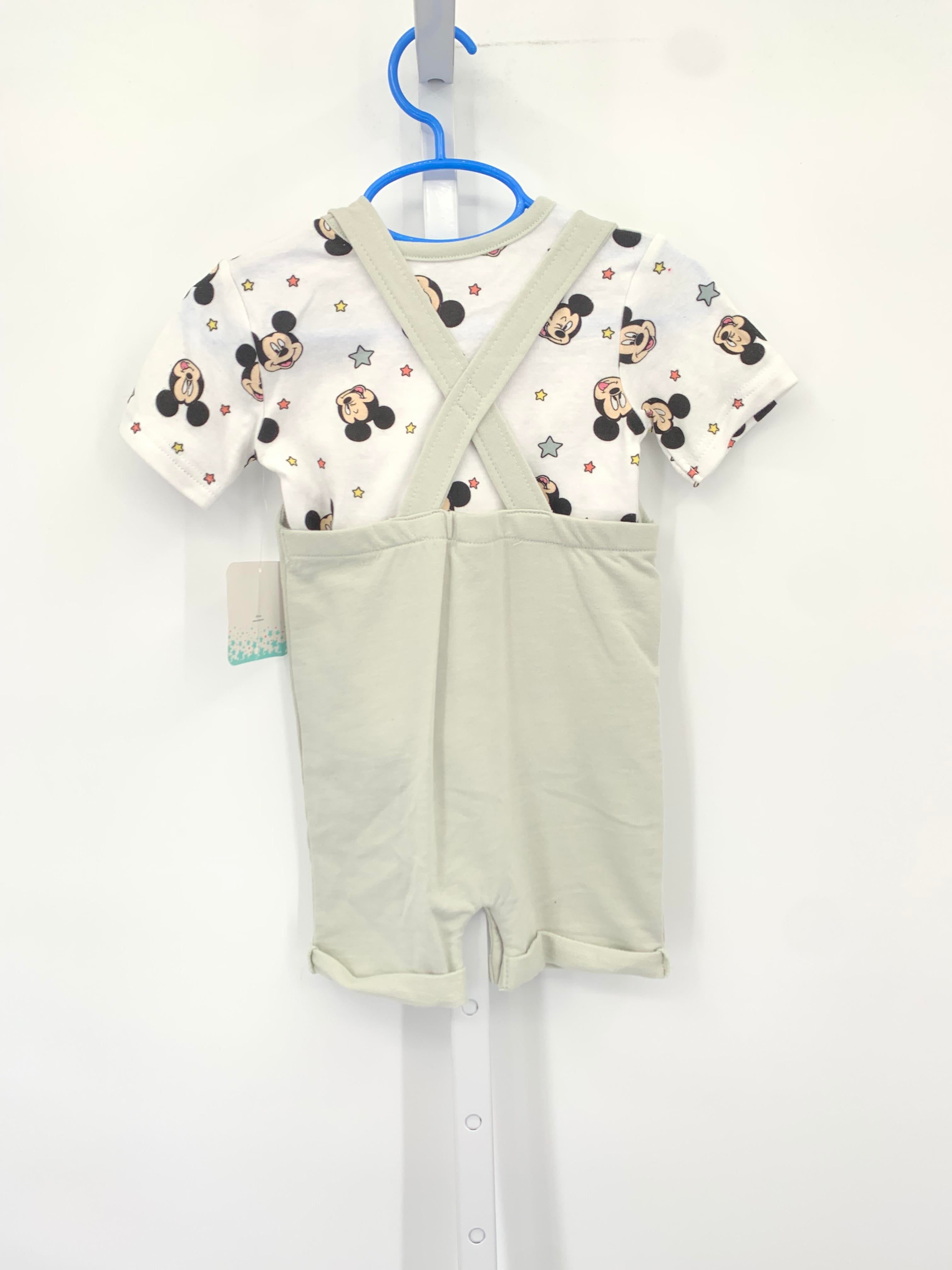 NEW MICKEY MOUSE SHORT SLV SHIRT AND SHORT ALLS