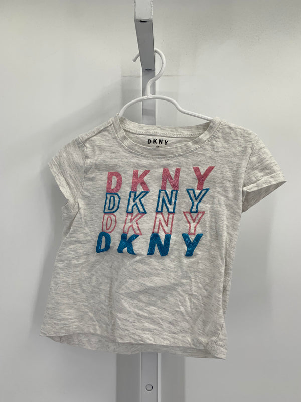 DKNY Size 3T Girls Short Sleeve Shirt