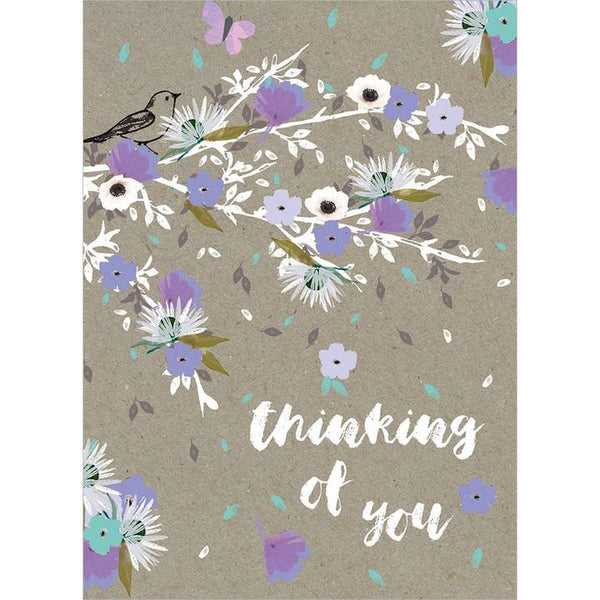Thoughts And Flowers, All Occasion Card