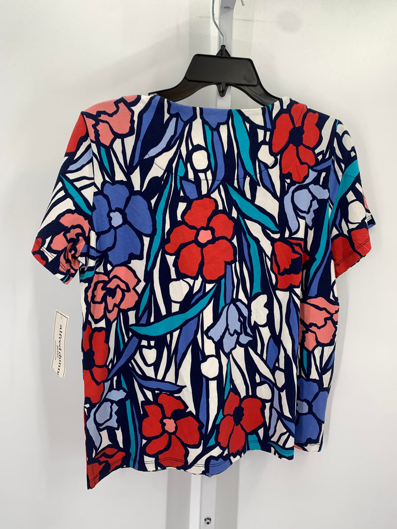 Alfred Dunner Size Small Petite Petite Short Sleeve Shirt