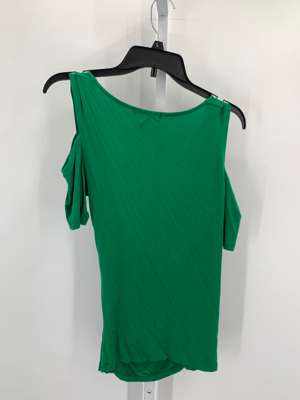 Green Envelope Size Large Misses Short Sleeve Shirt