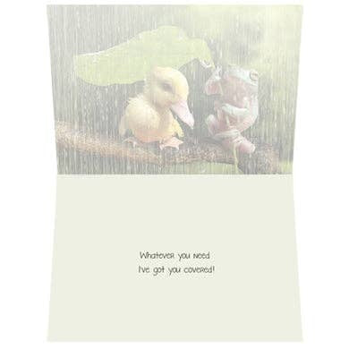 Got You Covered, Support/Encouragement Card