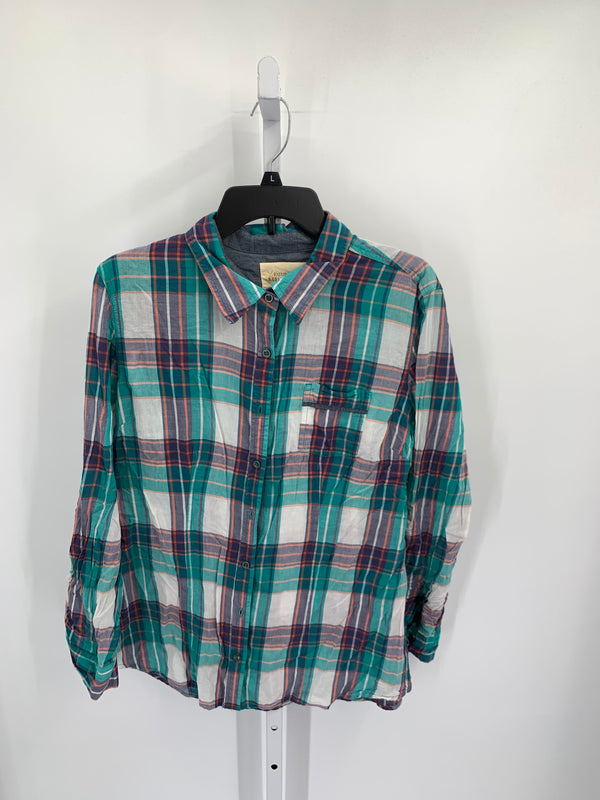 Natural Reflections Size Extra Large Misses Long Sleeve Shirt