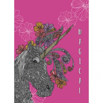 Vibrant Unicorn, Birthday Card