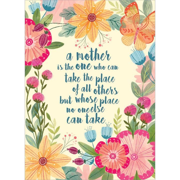 Irreplaceable Flowers, Mother's Day Card